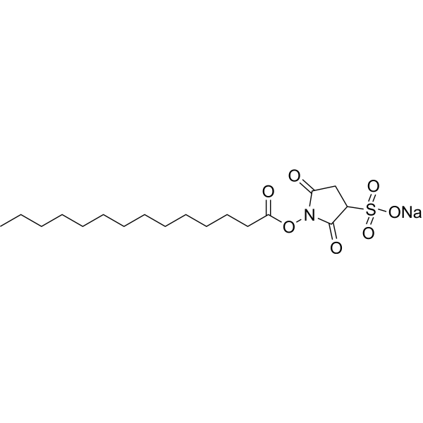Sulfosuccinimidyl myristate sodium 162823-01-0